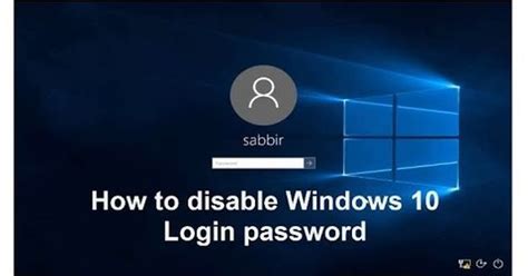 How To Disable Windows 10 Login Password And Lock Screen If You