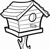 Bird Coloring Birdhouse Drawing Printable Colouring Sheets Getcolorings Tocolor Getdrawings Place Button Using sketch template