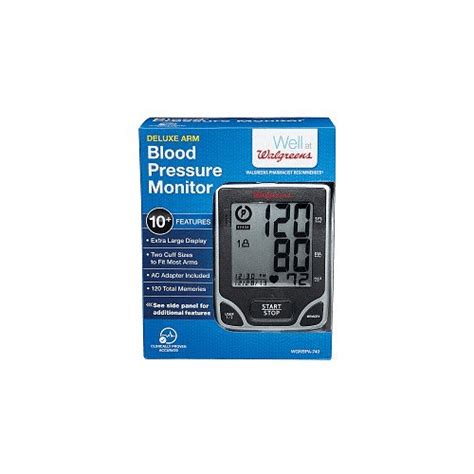 Walgreens Arm Automatic Deluxe 10 Features Blood Pressure Monitor