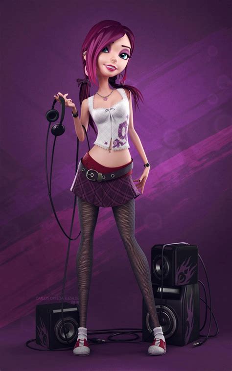 30 Creative 3d Cartoon Character Designs Your Inspiration Girls Characters