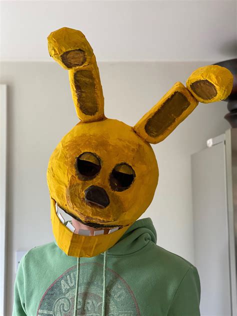 Its Finally Done A Spring Bonnie Head For Whenever I Cosplay As Dave