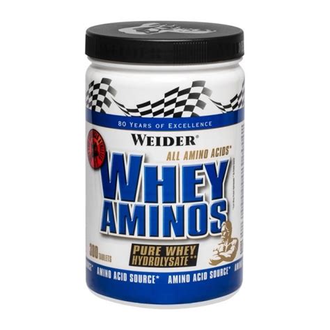 Weider Whey Amino Tablets Quickly Absorbed Protein