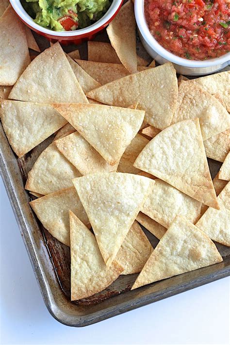 Baked Tortilla Chips | The BakerMama