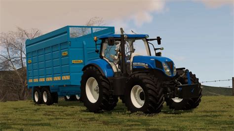 20ft Dooley Grainsilage Trailer Fs19 Mod Mod For Farming Simulator