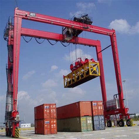 Port Use Container Gantry Crane 50 Ton Rubber Tyred Gantry Crane Price