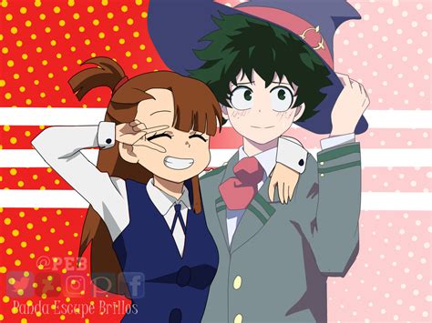Deku And Akko Anime Crossover By Peb99 On Deviantart