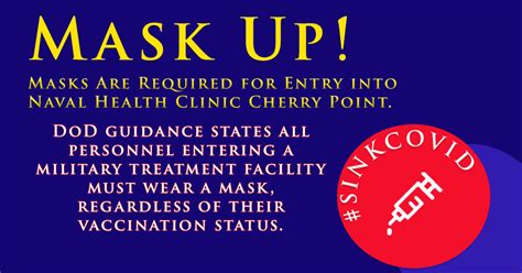 Maskup Masks Required To Enter Cherry Point Clinic Naval Health