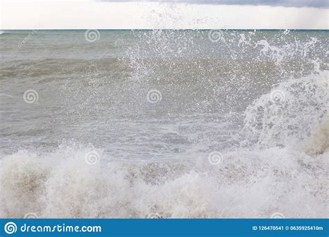 Storm On The Black Sea In Sochi Stock Image Image Of Waves Hurricane