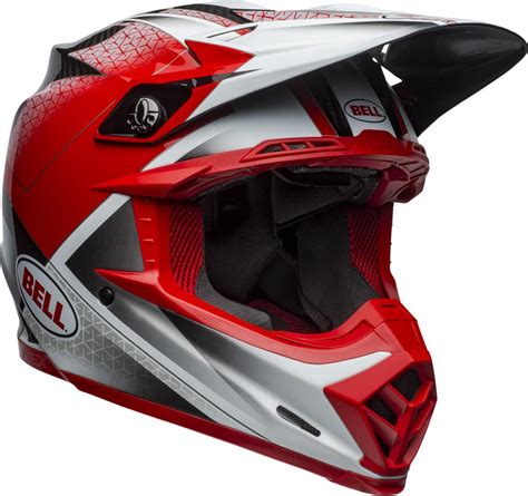 Helmet helm casque helmet bell custom 500 carbon solid matte black size l. AOMC.mx: 2019 Bell Moto-9 Carbon Flex Helmet Hound (Red ...