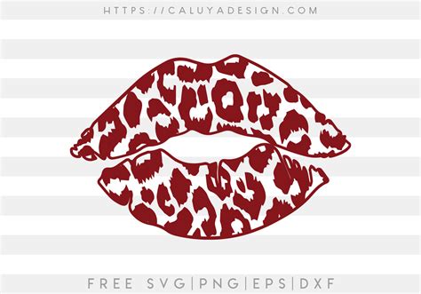 Free Leopard Lip Svg Png Eps And Dxf By Caluya Design