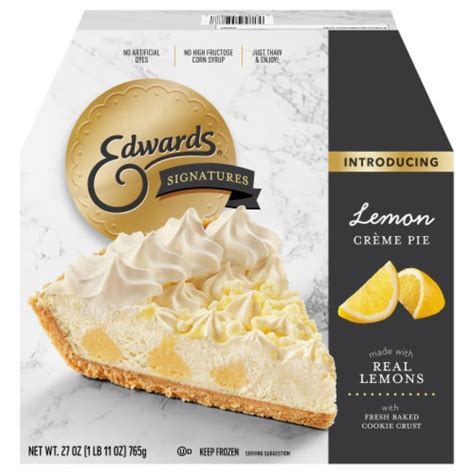 Edwards® Signature Creme Desserts Lemon Creme Pie 27 Oz Frys Food