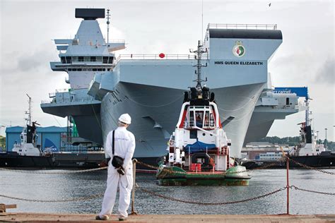 Csd Supports Successful Float Out For Hms Queen Elizabeth Aircraft