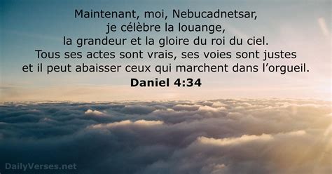 Daniel 4 34 Verset De La Bible DailyVerses Net