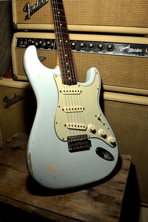 1963 Fender Stratocaster Sonic Blue Serial L21703 Cescos Corner