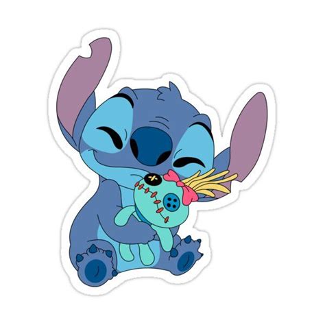 Cute Stitch Sticker By Falchi In 2021 Cute Stickers Cute Stitch Disney Sticker