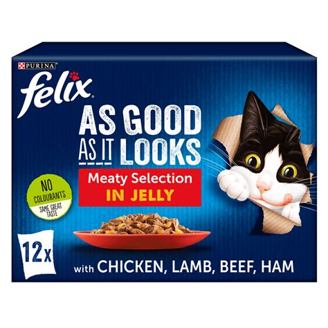 Felix As Good As It Looks Meaty Selection Cat Food Purina