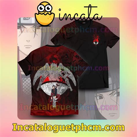 Anime Itachi Uchiha Naruto Character Men T Shirt Incataloguetphcm