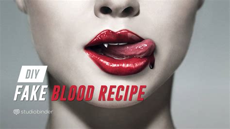 The Best Diy Fake Blood Recipe With Free Blood Spectrum