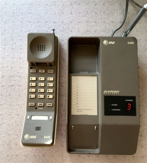 Atandt 5400 Cordless Phone Telephone Collectors Retro 1990 Excellent