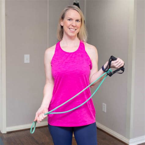 9 Best Resistance Band Chest Exercises Home Workout Amanda Seghetti