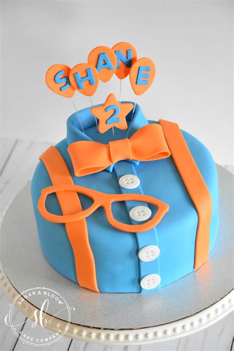 Blippi Cake Sugar And Bloom Cake Company Second Birthday Cakes 3rd