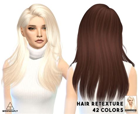 Sims 4 Cc — Missparaply Ts4 Hair Retextures Alesso
