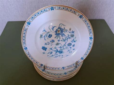 SERIE DE 6 Assiettes A Desserts En Porcelaine Limoges Haviland Nankin N