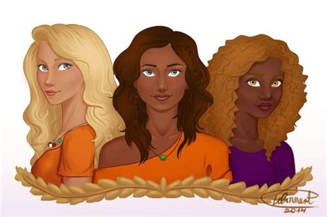 Annabeth Chase Piper McLean Hazel Levesque Art By Isuani Artwork