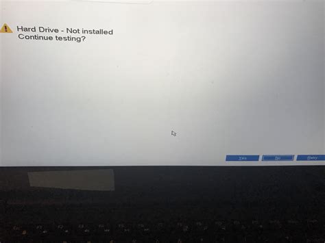Dell Xps 15 9550 Will Not Boot Says Hard Drive Is Not Installed