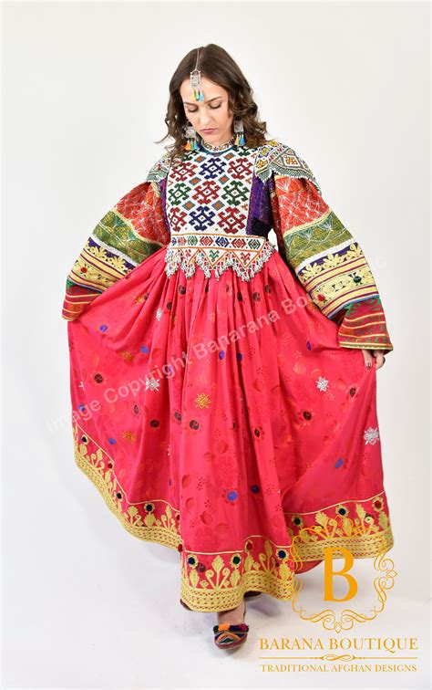 Handmade New Bridal Afghan Traditional Dress Multi Colored Etsy