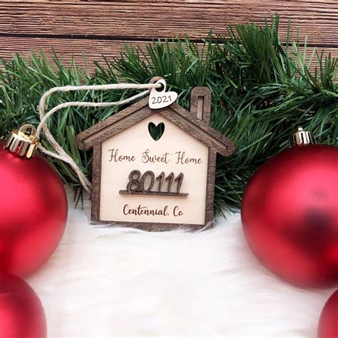 First Christmas In New Home Ornament Realtor Gift House Etsy