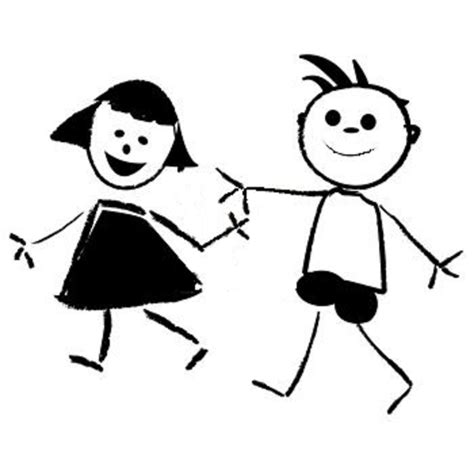 Stick People Holding Hands Clipart Free Download On Clipartmag