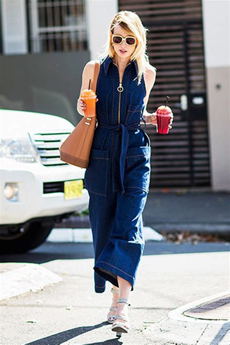 8 denim dress outfits to wear this spring who what wear rob kettenburg