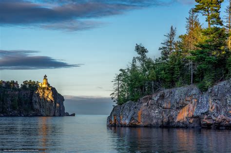 Download Wallpaper Lake Superior Great Lakes Minnesota Split Rock