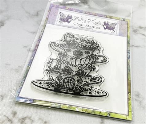 Fairy Hugs Clear Stamps Teacup Condo