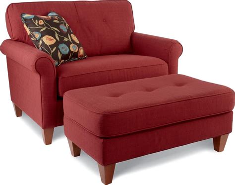 Chair & ottoman sets living room chairs : chairs with ottoman red | Oversized chair and ottoman ...