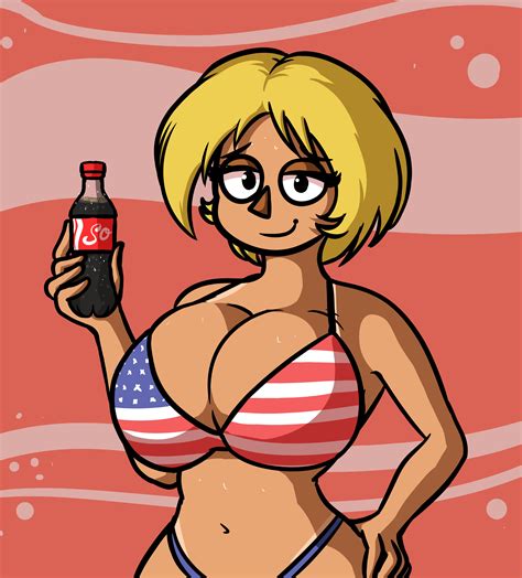 Rule 34 1girls American Flag Bikini Bikini Bikini Top Blonde Hair Female Female Focus Female