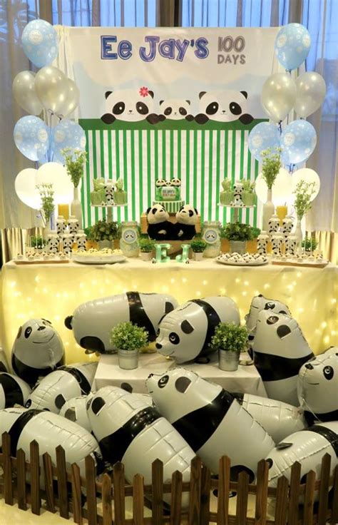 Panda Themed Baby Celebration Baby Shower Ideas Themes Games