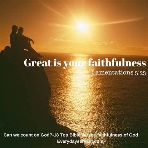 17 Top Bible Verses Faithfulness Of God Everyday Servant