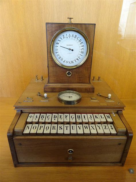 Télégraphe Mantel Clock Clock Electricity