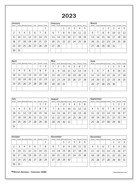 2023 Calendar Pdf Word Excel 2023 Calendar 2023 Calendar Printable