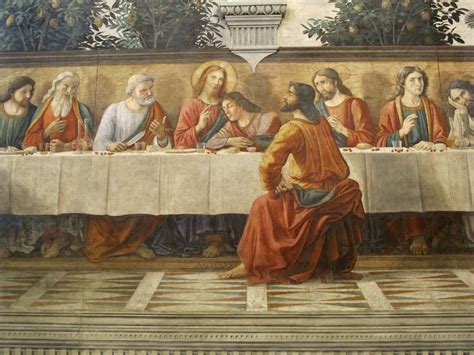 Domenico Ghirlandaio 1448 1494 Ultima Cena Refettorio Di Ognissanti