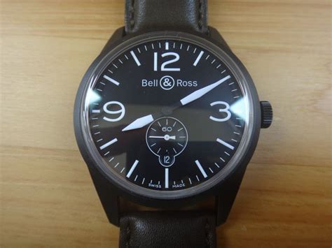 Bell And Ross Vintage Br 123 95 Sc Black Dial Pvd Watch Mint Bell Ross