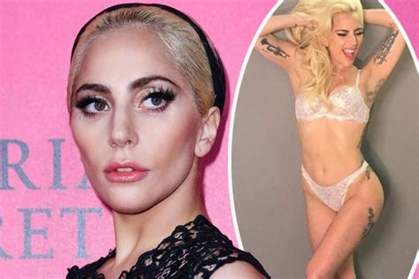 Lady Gaga Strips Off For Sexy Underwear Shot Backstage At Victorias