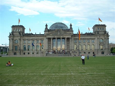 Front Reichstag Building Berlin Germany City 4000x3000 Wallpaper