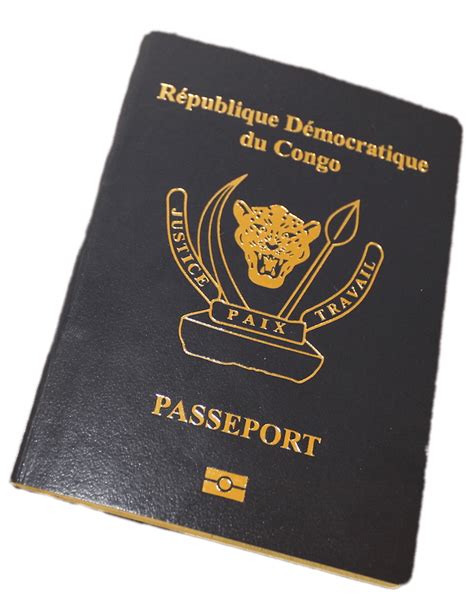 Télécharger Passeport de la République Démocratique du Congo PNG