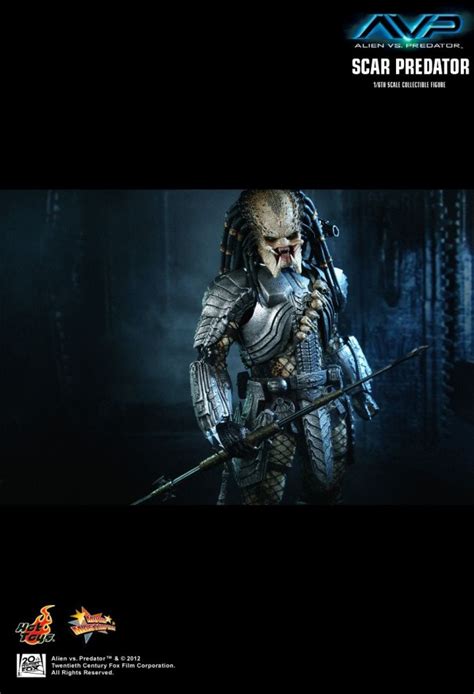 Scar Predator Aus Dem Film Alien Vs Predator Von Hot Toys Mms190