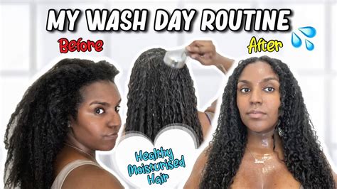 wash day routine for healthy hair natural hair wash day 3c 4a hair youtube