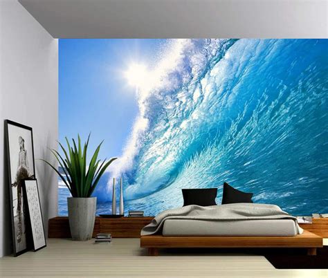 By biggies (1) 100 in. Ocean Wave Wall Mural - Picture Sensations