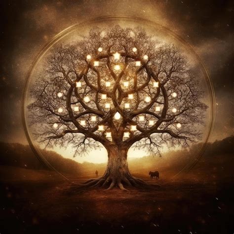 Premium Ai Image The Mystical And Symbolic Tree Of Life From The
